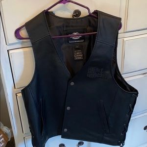 Beautiful leather Harley Davidson vest